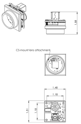 Array 3.3 MP board camera machine vision computer vision